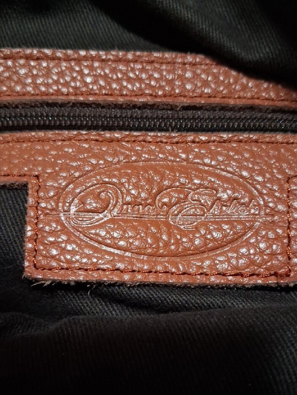 Onna Ehrlich Rachel Cognac Leather Tassel Shoulder Bag - Picture 4 of 11